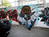 صور.. جداريات فى تورونتو تدعم الحركة المناهضة للعنصرية