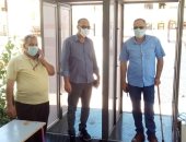 تركيب 7 بوابات للتعقيم بمدارس قطور استعدادًا للثانوية العامة