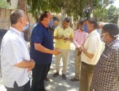 رئيس مدينة رفح بشمال سيناء يتفقد مقر لجنة امتحان الثانوية العامة