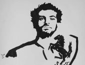 ميرنا تشارك برسومات فنية وبورترية تبرز موهبتها فى الرسم