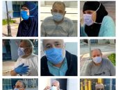 90 صورة لمتعافين من كورونا بمستشفى العجمى بالإسكندرية خلال 100 يوم