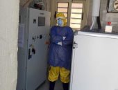 الجيش الأبيض.."محمود" مسئول التخلص الآمن من النفايات ببلطيم يواجه كورونا