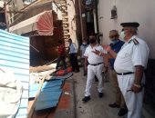 تنفيذ 14 قرار إزالة لـ"تند" و"أكشاك"مخالفة بالسوق التجارى شرق الإسكندرية