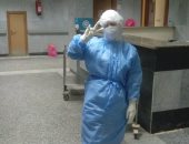 جيشنا الأبيض.. "هدير" ممرضة على خط مواجهة كورونا بالإدارة الصحية فى مستشفى تمى الأمديد