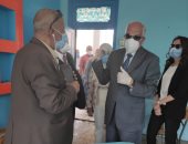 محافظ الجيزة يتفقد مدارس لجان الثانوية بالعجوزة لمتابعة استعدادات استقبال الطلاب