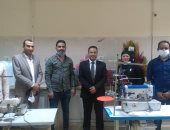 افتتاح وحدة إنتاج الكمامات بطب بنها للوقاية من كورونا.. صور