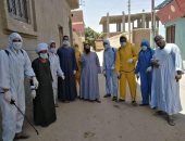 شباب جزيرة المنصورية بأسوان يقومون بحملة تطهير بالجهود الذاتية..صور 