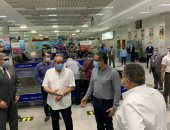 وزيرا السياحة والطيران يتفقدان كاميرات حرارية جديدة في مطار الغردقة.. صور 