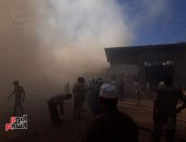 حريق ضخم يلتهم مصنعى أثاث و20 ورشة وإصابة نحو 25 شخصا بدمياط 