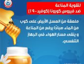 وزارة الصحة تكشف عن فوائد العسل الأبيض فى تقوية المناعة