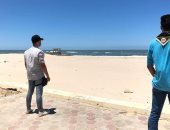 إغلاق شاطئ العريش ومنع التجمعات للوقاية من كورونا