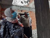 رئيس مدينة بسيون تترأس حملة إزالة وتتابع استعدادات الثانوية العامة.. صور