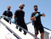 وصول نجوم برشلونة إلى إشبيلية استعدادا لقمة الليجا.. صور