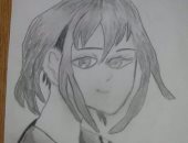 الطفل عبد الرحمن يشارك برسومات فنية وبورترية تبرز موهبته فى الرسم