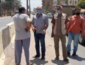 رئيس مدينة المحلة يتابع أعمال النظافة والتجميل بالمدينة والطرق السريعة