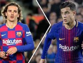 بالأرقام.. بداية كوتينيو مع برشلونة أفضل من جريزمان 