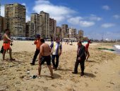 للوقاية من كورونا.. حملة مكبرة لفض تجمعات الشواطئ في الإسكندرية (صور) 