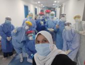 صور.. ولاة قيصرية ناجحة لإحدى المصابات بكورونا بمستشفى العجمى فى الإسكندرية