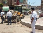 تحرير 245 محضر أشغال بحملة مكبرة بطوخ بالقليوبية.. "صور"