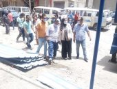 سقوط أجزاء خرسانية من عقار بالمنتزه شرق الإسكندرية دون إصابات