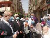 فيديو.. المحافظون يتفقدون لجان الثانوية ومحافظ بنى سويف لأولياء أمور: البسوا الكمامات