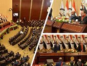 رسائل مهمة لأعضاء النيابة العامة الجدد.. وزير العدل والنائب العام يشهدان أداء معاونى النيابة اليمين لبدء مباشرة العمل القضائى.. المستشار حمادة الصاوى: عليكم التسلح بالعلم والفهم والتحلى بالرشد والفطانة