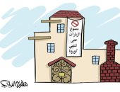 كاريكاتير صحيفة سعودية.. ممنوع الزيارات حتى تنتهى كورونا