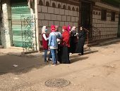 توافد الطلاب على لجان امتحانات الثانوية العامة بمدارس الغربية