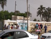  انتظام دخول طلاب الثانوية العامة للجان الامتحانات بأوسيم