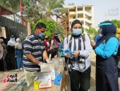 وصول صناديق امتحانات اللغة العربية للجان الثانوية العامة بأوسيم 