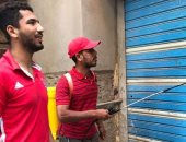 أهالى قرية الرملية بالغربية يطهرون الشوارع ضد فيروس كورونا