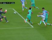 ريال سوسيداد ضد الريال.. شباك الملكى تهتز بالهدف الأول والنتيجة 2 - 1