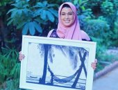 "اسماء".. تشارك برسومات فنية وبورتريهات تبرز موهبتها الفنية.. صور
