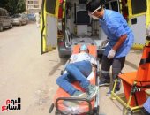 صور.. امتحانات الثانوية الأزهرية: نقل طالب لمستشفى العزل للاشتباه فى إصابته بكورونا