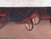 شاهد أقدام المسيح فى لوحة العشاء الأخير لدافنىشى.. اللوحة كما لم ترها من قبل