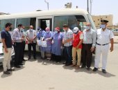 توصيل العلاج لحالات العزل المنزلى بالسويس طبقًا لبرتوكول وزارة الصحة.. صور