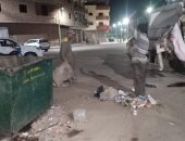 رفع 14 طن قمامة ومخلفات صلبة بالزينية وتجميل شوارع مدينة الأقصر.. صور