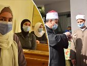 ثانى أيام الثانوية الأزهرية.. طلاب الأدبى يؤدون امتحان الفقه.. وكيل الأزهر يبشر: أنتم دفعة استثنائية وسنراعيكم فى التصحيح ودرجة الرأفة كاملة.. حريصون عليكم أكثر من أهاليكم.. رئيس المعاهد: التصحيح الأسبوع المقبل