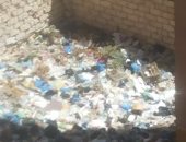 شكوى من تراكم القمامة بقطعة أرض فضاء خلف مدرسة بالعجمى