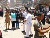 صور.. حملة مكبرة لشرطة المرافق لرفع الاشغالات بشوارع المحلة