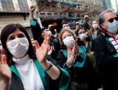 الشرطة التركية تقمع مظاهرة لمحامين رفضوا تدخل العدالة والتنمية بانتخابات النقابة