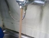 شكوى من تغير لون وخواص المياه بشارع محطة حلمية الزيتون