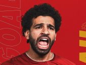 ليفربول يحتفل بالهدف الثانى فى شباك كريستال بالاس بصورة للنجم محمد صلاح 