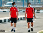 العودة للعمل.. شاهد عبدالله السعيد وعمر جابر فى أول ظهور بتدريبات بيراميدز