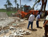 حملات لإزالة مخالفات البناء والتعديات بمراكز أسيوط.. صور 