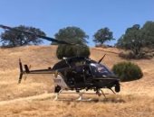 لحظة إنقاذ إسباني بطائرة هليكوبتر في كاليفورنيا ونقله جوا للمستشفى.. فيديو