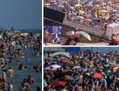 موجة حر شديدة تهدد بتفشى جديد فى أوروبا..ازدحام الشواطئ دون التزام بالمسافات الآمنة يشعل مخاوف من انتشار عدوى كورونا.. البريطانيون يتجاهلون نصائح جونسون.. والفرنسيون يتكدسون حول نهر السين..وإسبانيا تلجأ للإغلاق