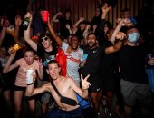 احتفالات صاخبة فى ليفربول بعد التتويج رسميا بالدورى الإنجليزى