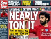 بصمة صلاح فى رباعية ليفربول وعودة الريال للصدارة الأبرز فى صحف العالم