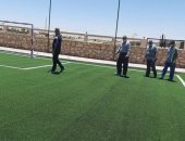 تطوير ملاعب استاد العريش وحملات تعقيم بمراكز الشباب بشمال سيناء